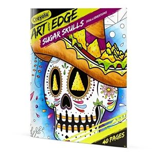 Crayola Sugar Skulls Art Coloring Book